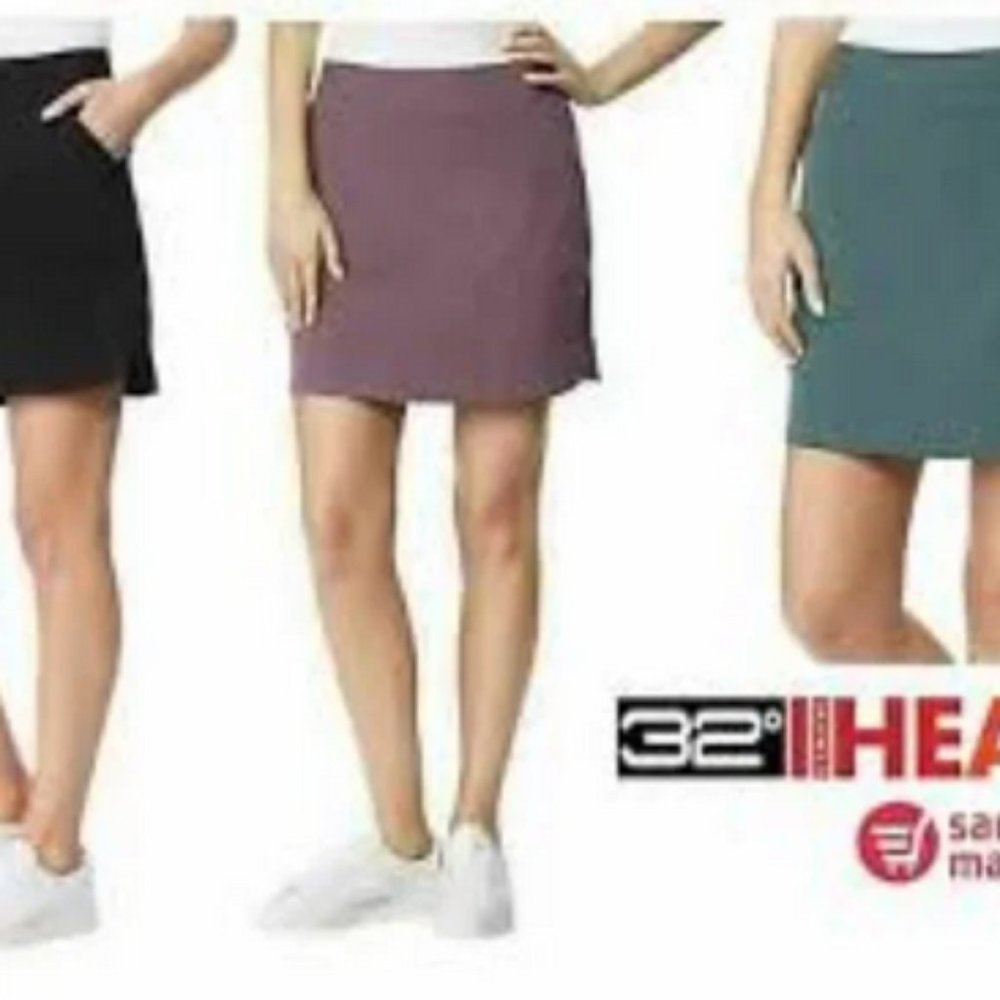 32 Degrees COOL Soft and comfortable fabric Skort NEW